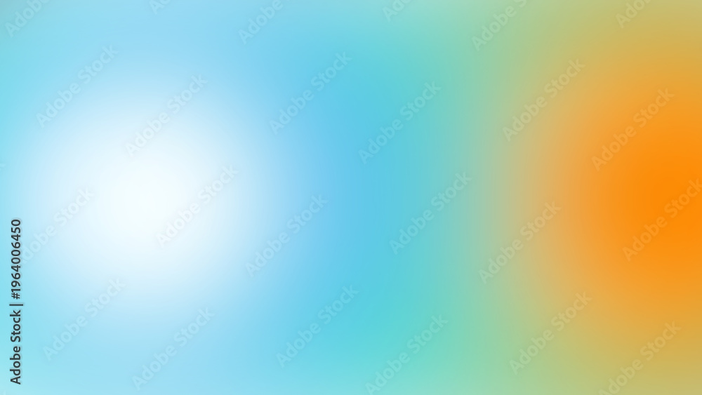 Obraz premium Blurred gradient background transitioning from blue to orange hues beautifully