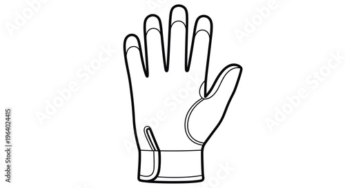 Single white work glove with specialized black tips on the fingers for touch screen compatibility and hand protection in various tasks.