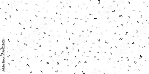 Random Numbers Scatter Pattern Abstract Minimal Background Design