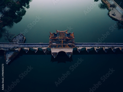 фотографія The historical stone bridge in Jianshui, Yunnan, China