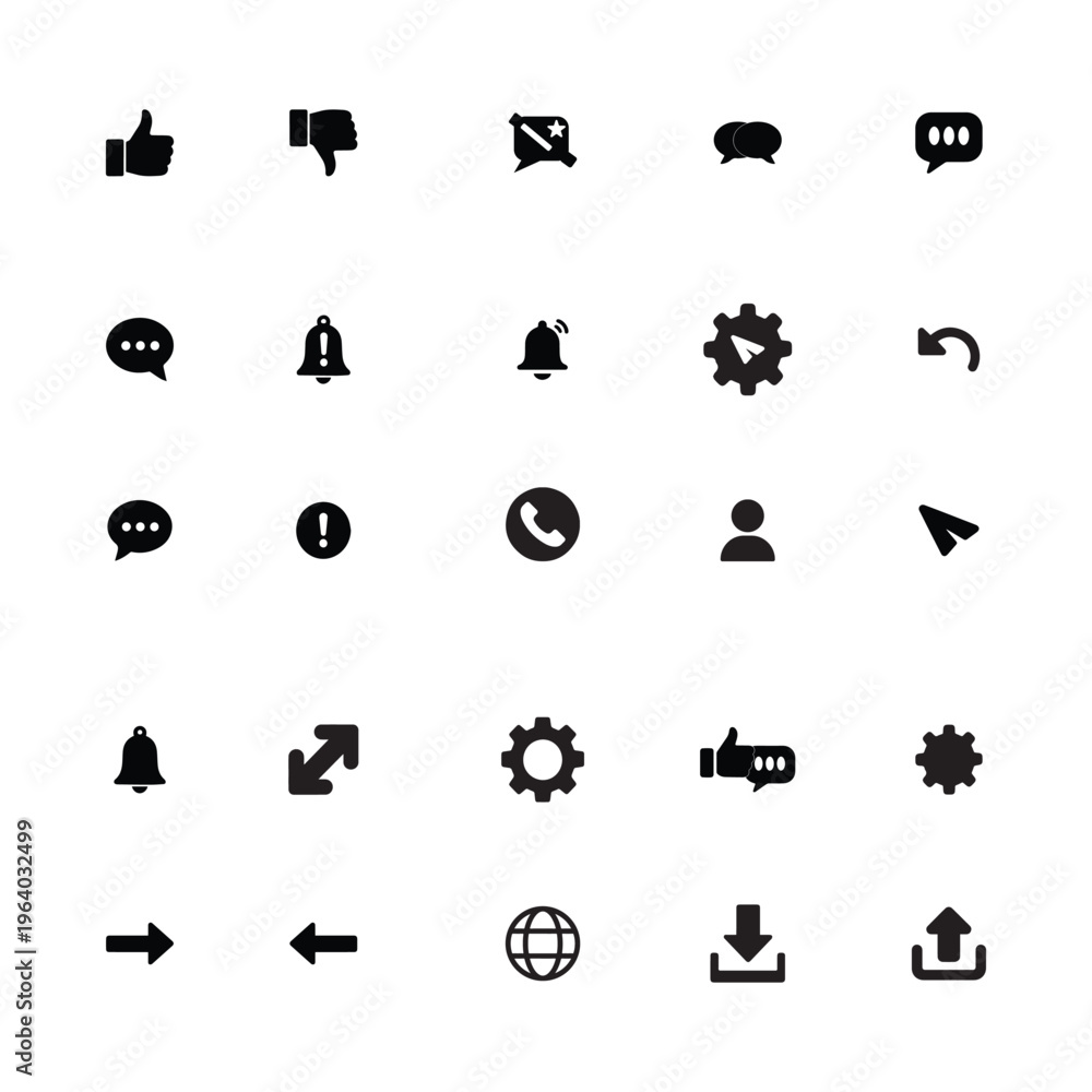 Fototapeta premium set of icons