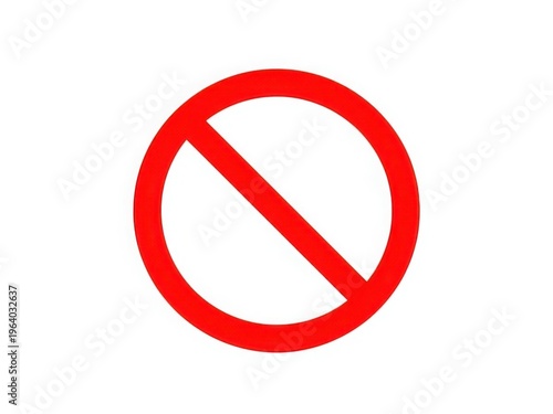 Free Download Universal prohibition symbol in bold red - GFXLoad