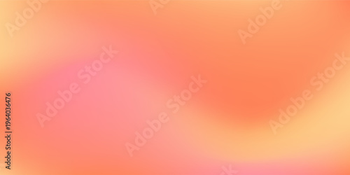 Fotografía Blurred color gradient background, abstract orange grain gradation texture, vect