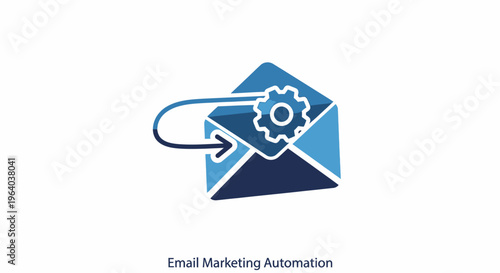 Email Marketing Automation Service Icon.