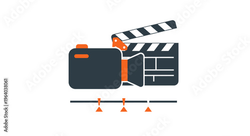 Film Clapper Board Movie Production Tool.