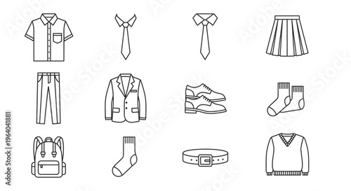 Collection of mens clothing and accessories 1.