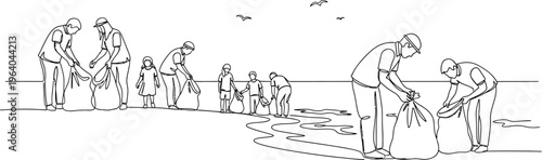 people working together planting trees