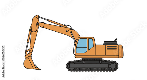 Heavy duty excavator machine equipment.