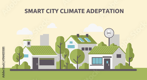 Smart City Climate Adaptation: Sustainable Urban Environment with Green Buildings and Technology