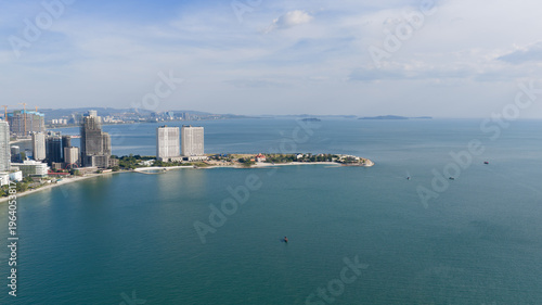 Cambodia aerial view of Preah Sihanouk