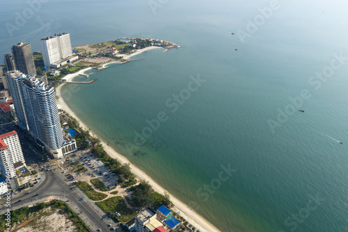 Cambodia aerial view of Preah Sihanouk