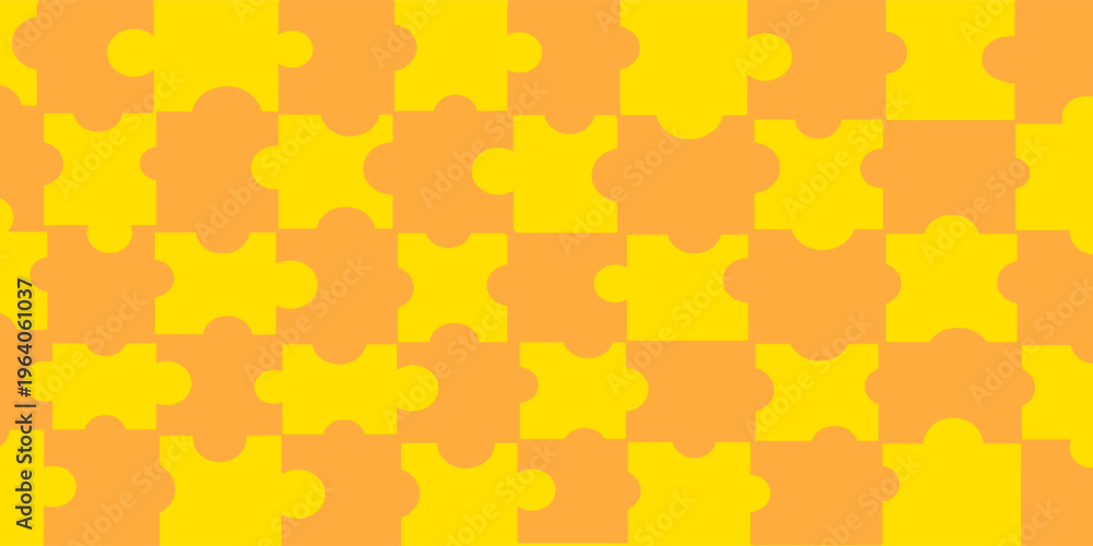 Naklejka premium Abstract background black-white chess puzzle.
