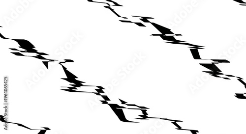 Abstract Glitch Pattern Background, Digital Noise Effect, Black and White Texture