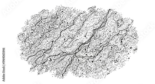 Abstract Texture Background with Natural Crack Pattern