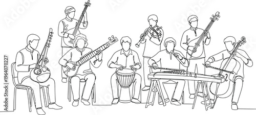 musicians playing stringed instruments