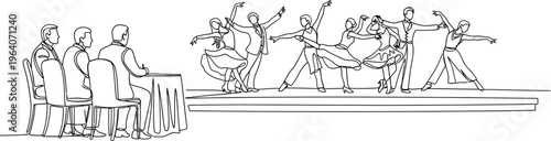 people fighting, conflict illustration