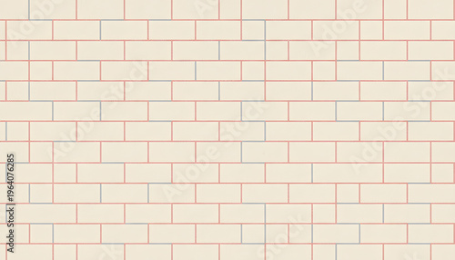 Brick-Style Graph Paper Printable Pattern Grid Worksheet.
