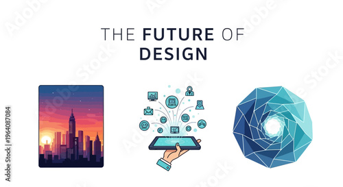 The Future of Design Innovations in Cityscapes, Digital Connectivity, and Geometric Abstractions