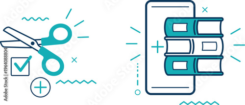 Organizing and editing app interface on mobile device