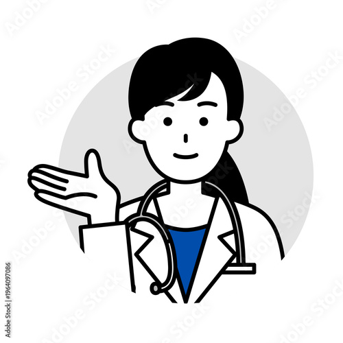 女性医師のアイコン（紹介）