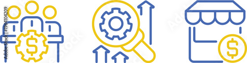 Innovation in business growth and financial success through technology and commerce