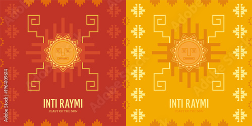  Religious festival Inti Raymi. Inca celebration of the Sun. Pagan holiday in Peru. Fiesta del Sol.