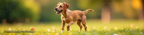 Long-bodied, short-legged dog; playful expression, floppy ears ,  cream,  ears,  coat