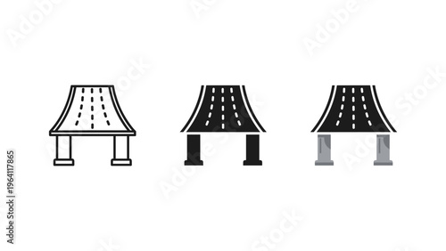 three modern table lamps with different shade patterns flat design vector illustration
