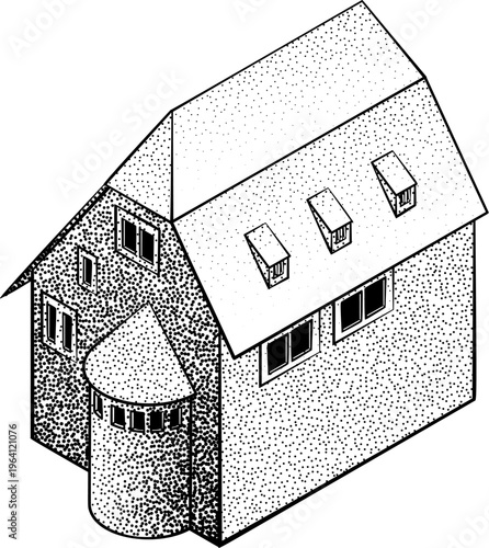A medieval building map ico...