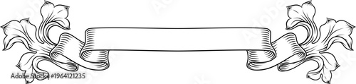 A scroll with filigree medi...