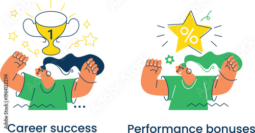 Balancing career success and performance bonuses in professional life