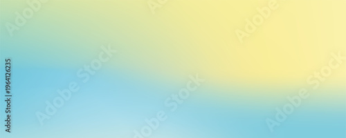 Abstract blurred gradient mesh background in blue and yellow colors of national flag of Ukraine.