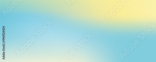 Abstract blurred gradient mesh background in blue and yellow colors of national flag of Ukraine.