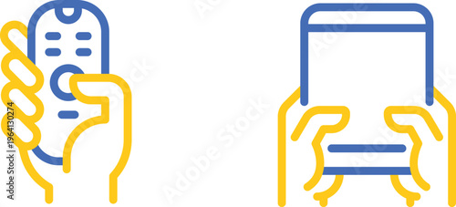 A whimsical illustration of a person using a book as a chair and a phone as a lamp