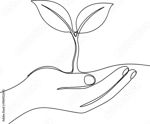 Fotografi Recycling symbol with a leaf, representing eco-friendly practices and sustainabi