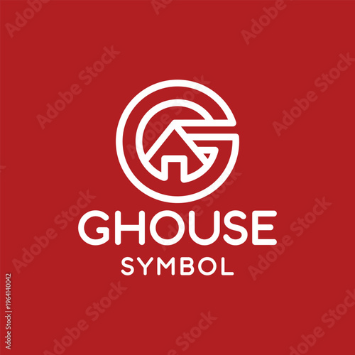 Letter G House construction logo property architecture Business Design symbol Graphic Vector