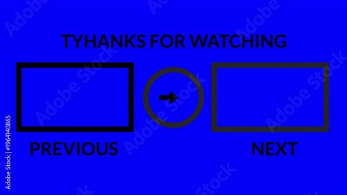 Modern End Screen, Minimal End Card Template, Creative End Screen Animation Subscribe & Video Preview with alpha channel in 4k