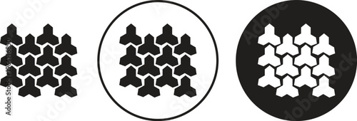 Brick paver icon. flat illustration of vector icon for web UI UX