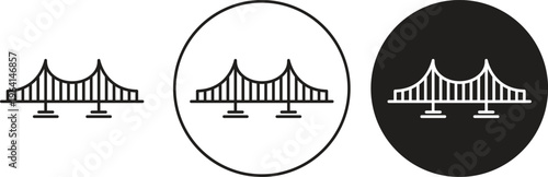 Bridge icon. flat illustration of vector icon for web UI UX