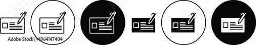Checkbook icon. flat illustration of vector icon for web UI UX
