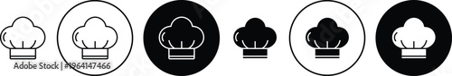 Chef hat icon. flat illustration of vector icon for web UI UX