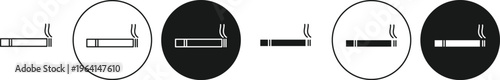 Cigarette icon. flat illustration of vector icon for web UI UX