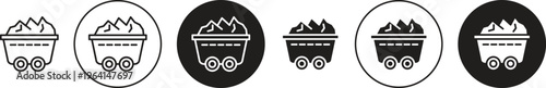 Coal icon. flat illustration of vector icon for web UI UX