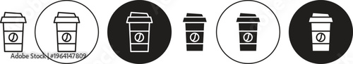 coffee cup icon. flat illustration of vector icon for web UI UX