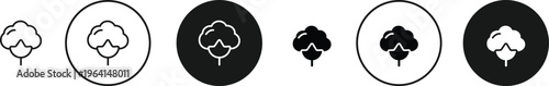 Cotton icon. flat illustration of vector icon for web UI UX