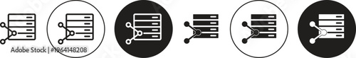 Data share icon. flat illustration of vector icon for web UI UX