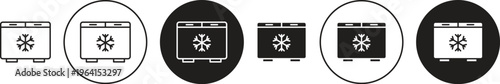 Freezer icon. flat illustration of vector icon for web UI UX