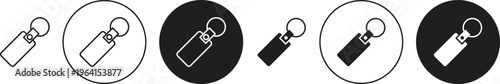 Key chain icon. flat illustration of vector icon for web UI UX