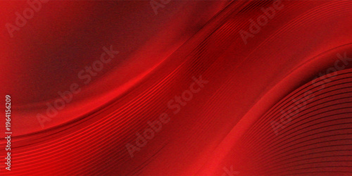 A dynamic and elegant stroke of deep red.