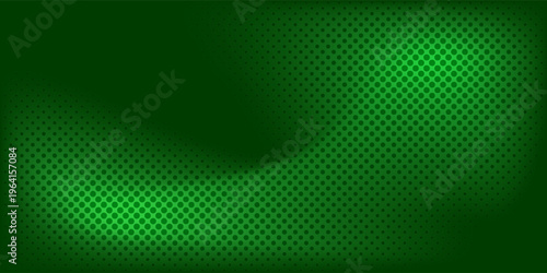 LED green screen dots dark green background. Modern dots stylish. Dot comic style with mesh effect combination.